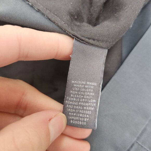 Bonobos Grey Friday Pants Straight Leg Trousers Career Men's 35x34 - Picture 8 of 9